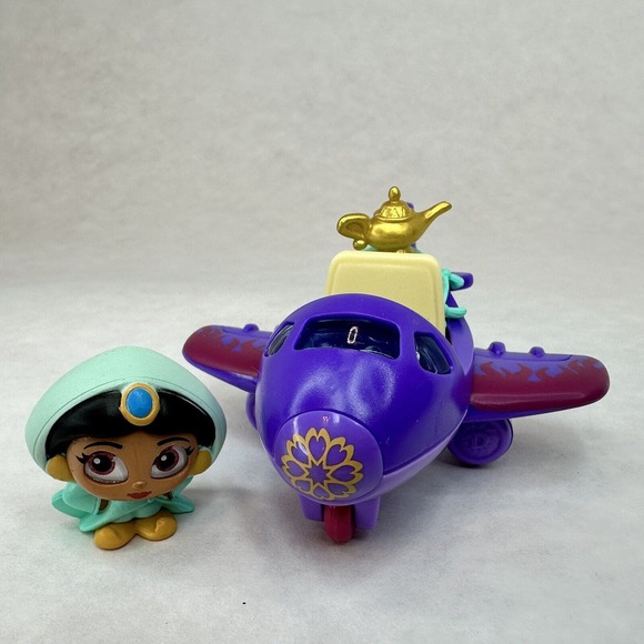 Disney Doorables JASMINE Lets Go Car Princess Aladdin Genie NEW but Opened RARE - Picture 5 of 11